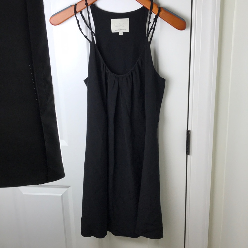 Madison Marcus Silk Sleeveless Little Black Dress Women’s Small